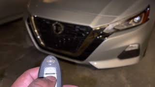 How to remote start a 2019-2021 Nissan Altima #shorts