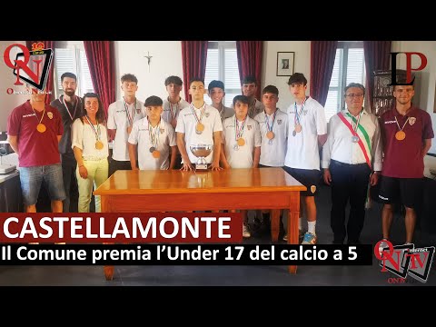 CASTELLAMONTE - Il Comune premia l'Under 17 del calcio a 5