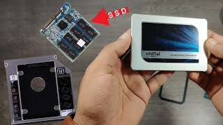 Crucial MX500 Solid State Drive (SSD) Unboxing And Teardown || Optical Bay Hard Drive Caddy Unboxing
