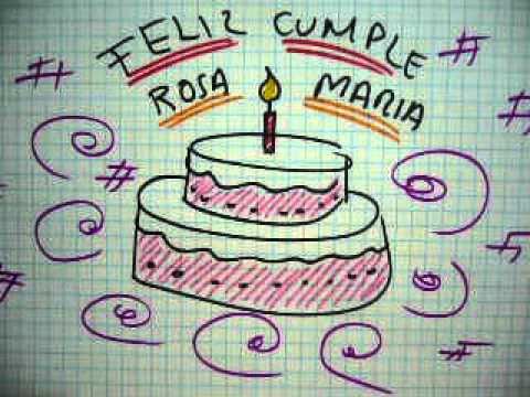 ROSA MARIA, FELIZ CUMPLEAÑOS!