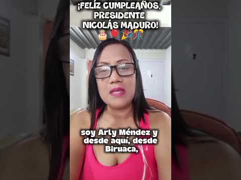 Desde Biruaca, estado Apure, un mensaje que emociona… ¡Feliz cumpleaños, Presidente Nicolás Maduro!🎂