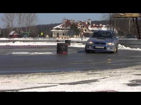 Waldemar Chochołek / Jerzy Adam - subaru Impreza WRX - SuperOES III Runda Tor Kielce 23-03-2013