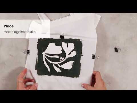 How to make cyanotype prints on textile