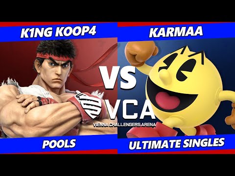 VCA 2022 - K1NG_KOOP4 (Ryu) Vs. Karmaa (Pac-Man) SSBU Ultimate Tournament