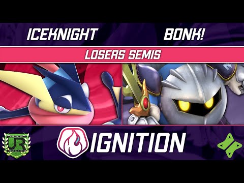 Ignition 265 LOSERS SEMIS - IceKnight (Greninja) vs BONK! (Meta Knight)