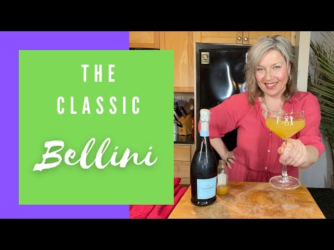 How to make a classic Bellini cocktail