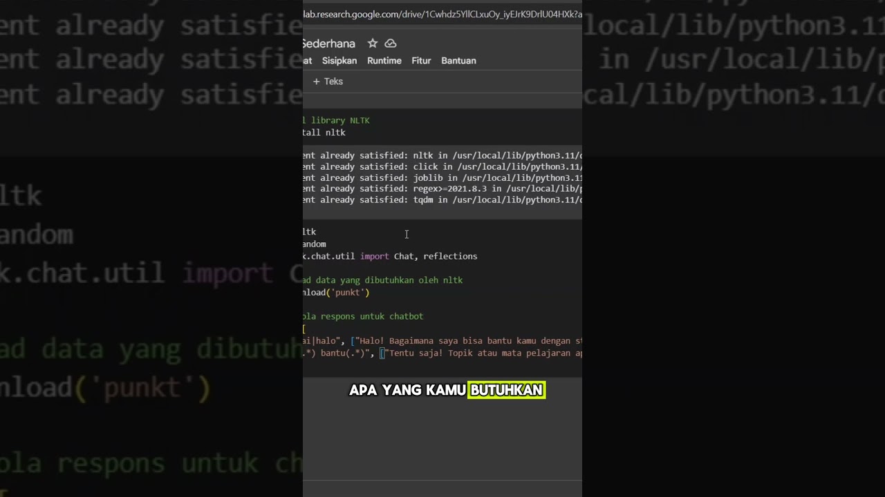 Tutorial Bikin Chatbot dengan Python Hanya 5 Menit