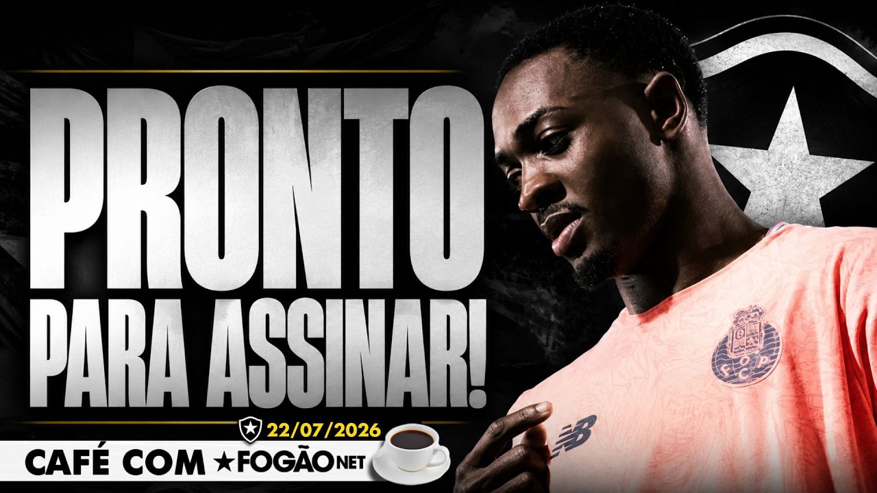LIVE Café com FogãoNET | Domingos Andrade perto de assinar com Botafogo; social processará Textor