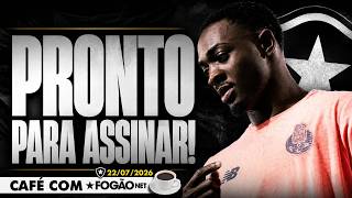CAFÉ COM FOGÃONET: DOMINGOS ANDRADE PERTO DE ASSINAR COM O BOTAFOGO | SOCIAL PROCESSARÁ TEXTOR