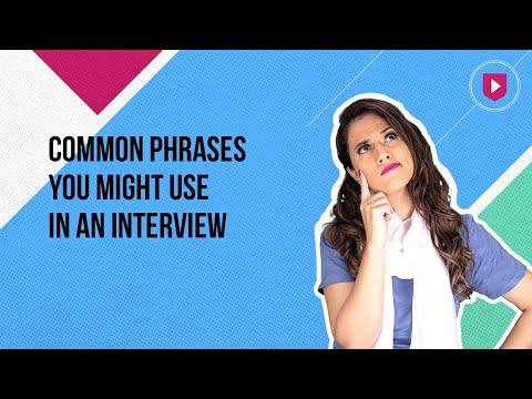 什麼？！面試竟然要用英文？學會這幾個面試用語，讓你做足準備，用英語面試時也不焦慮！（Common phrases you might use in an interview）