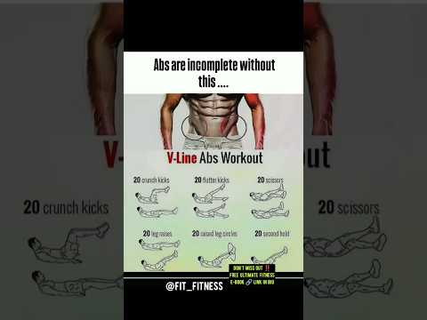 V Line abs workout 🔥‼️save and try... #gym #bodybuilding #abs #sixpack #workout #share#homeworkout