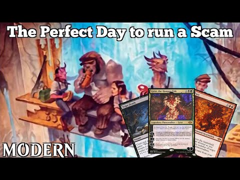 The Perfect Day to run a Scam | Charming Jund | SNC Modern | MTGO