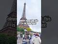 Climbing up the Eiffel Tower #shorts #parisvlog
