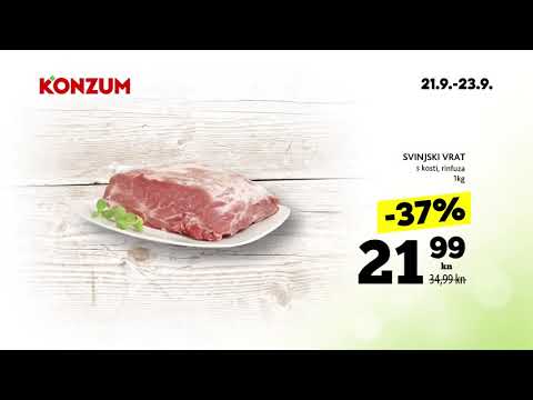Konzum vikend akcija od 21.-23.09.2018.