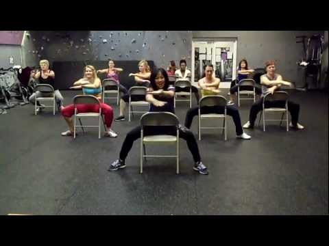 Chair Fitness Choreography with Kit -  Bom Bom by Sam and the Womp