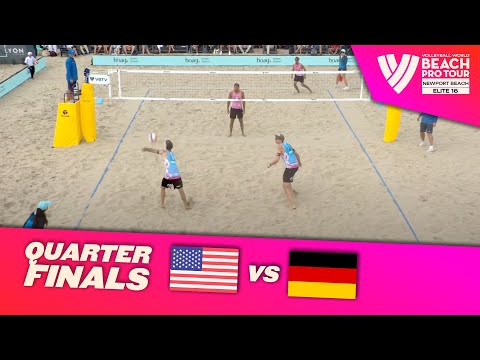 Crabb Tr/Crabb vs. Ehlers/Wickler - Quarter Final Highlights | Newport Beach 2025 #BeachProTour