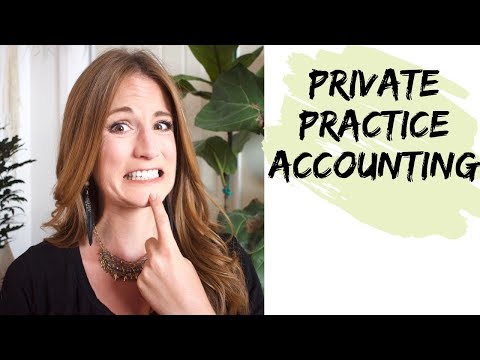 Bookkeeping basics for a private practice