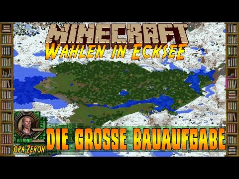 Minecraft -Wahlen in Ecksee- Die große Bauaufgabe [Info-Video]