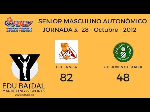 JORNADA 3. CLUB BASKET LA VILA - CLUB BALONCESTO JOVENTUT XABIA