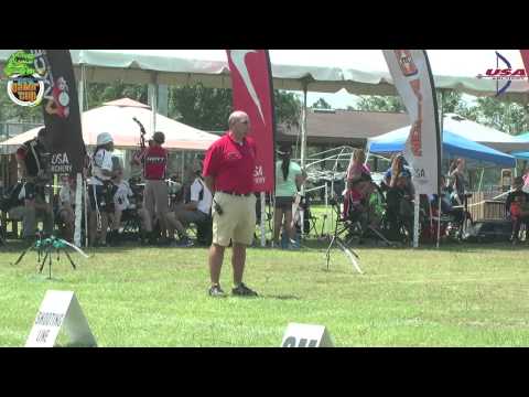 2015 Gator Cup - Recurve Cadet female   Carmen Colston vs  Joyce Yoo