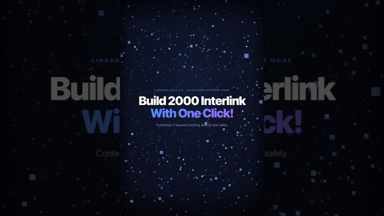 LinkBoss Auto Interlinking Demo