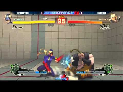 USF4 Toryuken 4 -  INFILTRATION [Decapre] vs EG JUSTIN WONG [Rufus]