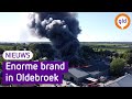 Zeer grote brand bij zwembadenwinkel
