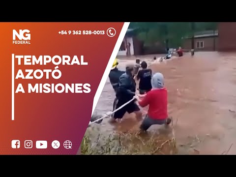 NGFEDERAL - TEMPORAL AZOTÓ A MISIONES