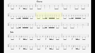 Peter Murphy Bass Tabs - Mercy Rain