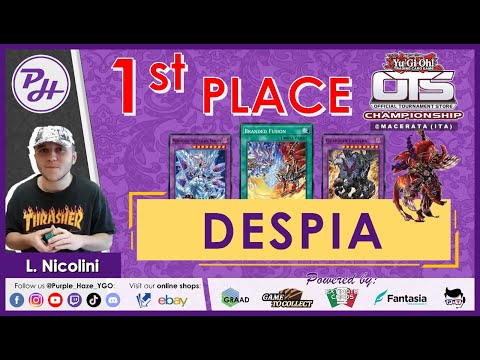 Yu-Gi-Oh! | 1st Place | OTS Championship: Macerata 🇮🇹 | Despia | by L. Nicolini