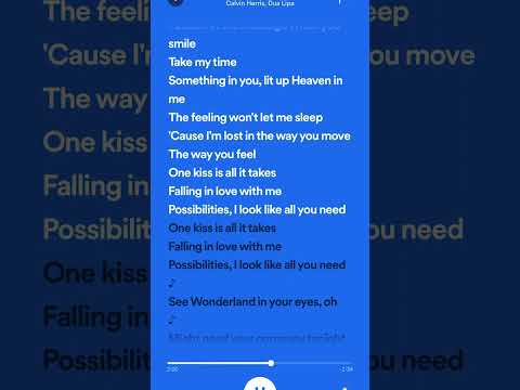 Calvin Harris, Dua Lipa - One Kiss (Sped Up Version)