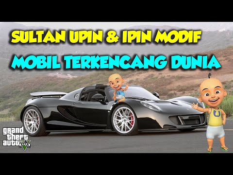 Hennessey Venom GT Modif BALAP Sultan Upin Ipin BAHAGIA - GTA V Upin Ipin Episode Terbaru 823