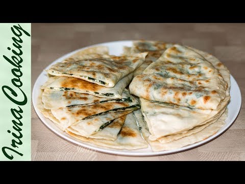 Турецкие ЛЕПЕШКИ ГЁЗЛЕМЕ со шпинатом и сыром 🌮 Turkish Flat Bread Gozleme Video