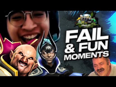 FAIL and FUN moments of ESL One Summer 2021