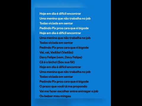 Hoje em dia é dificil encontrar | lyrics | Sky🌸 | #shorts #fyp