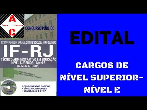 Apostila Concurso IF-RJ 2016 - Cargos de Nível Superior - Nível E (Comum a Todos)