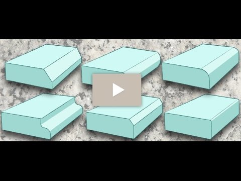 image-What is a beveled edge on a countertop?