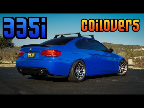 BMW E92 335i Megan Racing Coilovers Install! Best Budget Coilovers??