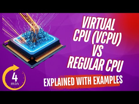 Virtual CPU (vCPU) Explained  with Examples for Beginners Under 4 Minutes