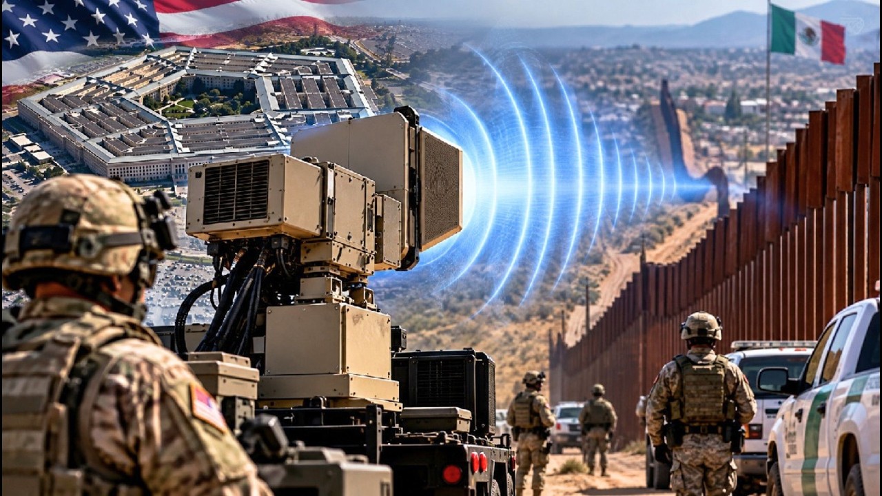 ESTADOS UNIDOS AUTORIZA PROBAR un RAYO de CALOR para la FRONTERA con MÉXICO