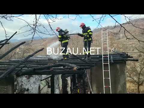 Incendiu comuna Vintilă Vodă, Buzau 17-11-2022