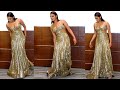Ohh No Anushka Ranjan Fall Down In Her Long Gown After Ramp Walk Lakme Fashion Week