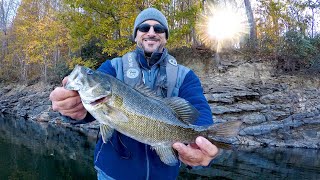 Fall Smallmouth Bass Fishing and SO MUCH MORE!!! (PART ONE) Ned Rig & Spoon
