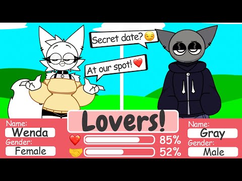 Sprunki Retake NEW HUMAN RELATIONSHIPS | ALL Characters Relationships!