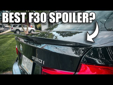 INSTALLING THE BEST CARBON FIBER SPOILER FOR MY BMW F30!