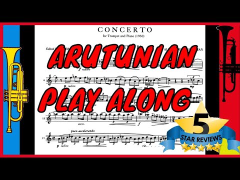 Alexander Arutunian - Trumpet Concerto (Accompaniment, Play along, Backing track)