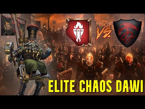 ELITE Fireglaives & Infernal Ironsworn - Chaos Dwarfs vs Vampire Counts | Total War Warhammer 3