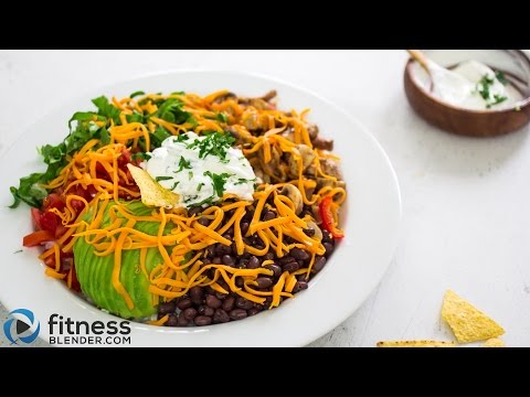 Healthy packed lunch idea Veggie sweet potato quinoa salad