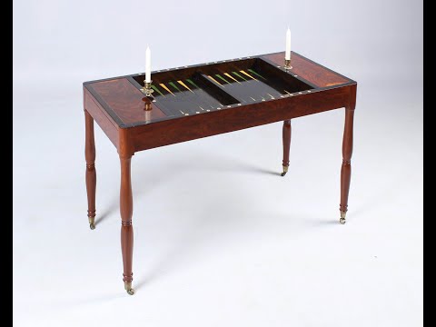 Antique Tric Trac Table