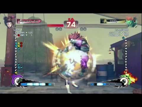 lutuna (Juri) vs LumpSword (Blanka) - SUPER STREET FIGHTER 4 AE Ver.2012 [720P]
